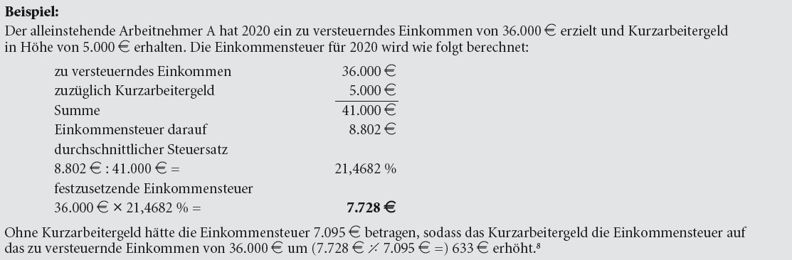 Progressionsvorbehalt: Lohnersatzleistungen im Zusammenhang mit der ...
